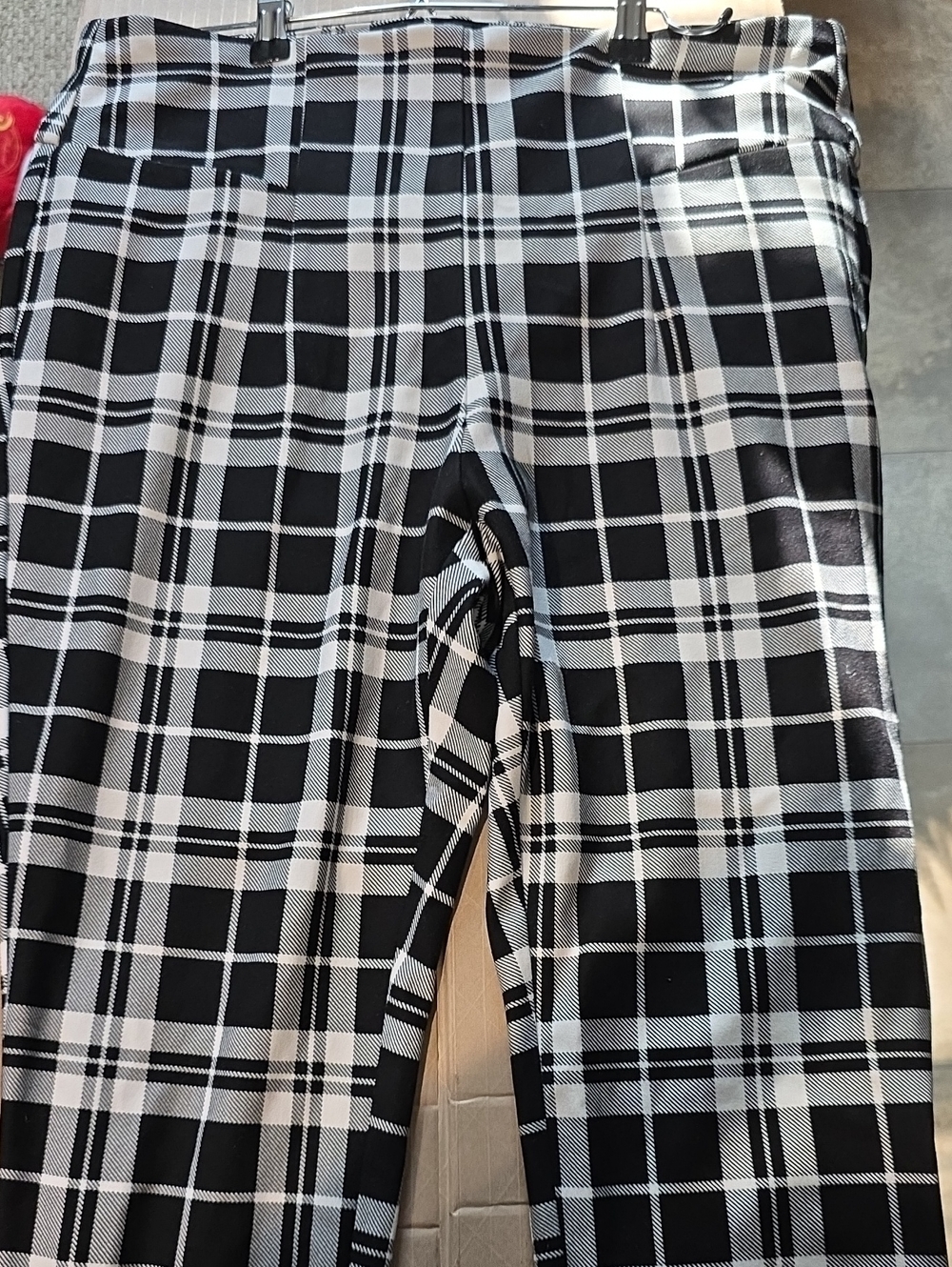 torrid Black and White Plaid Leggings